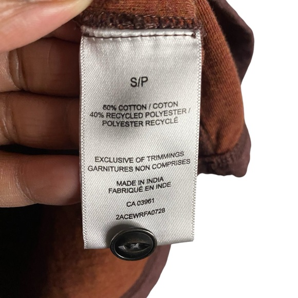 Wind River Men's Burgundy Henley Crewneck Shirt - Picture 6 of 8